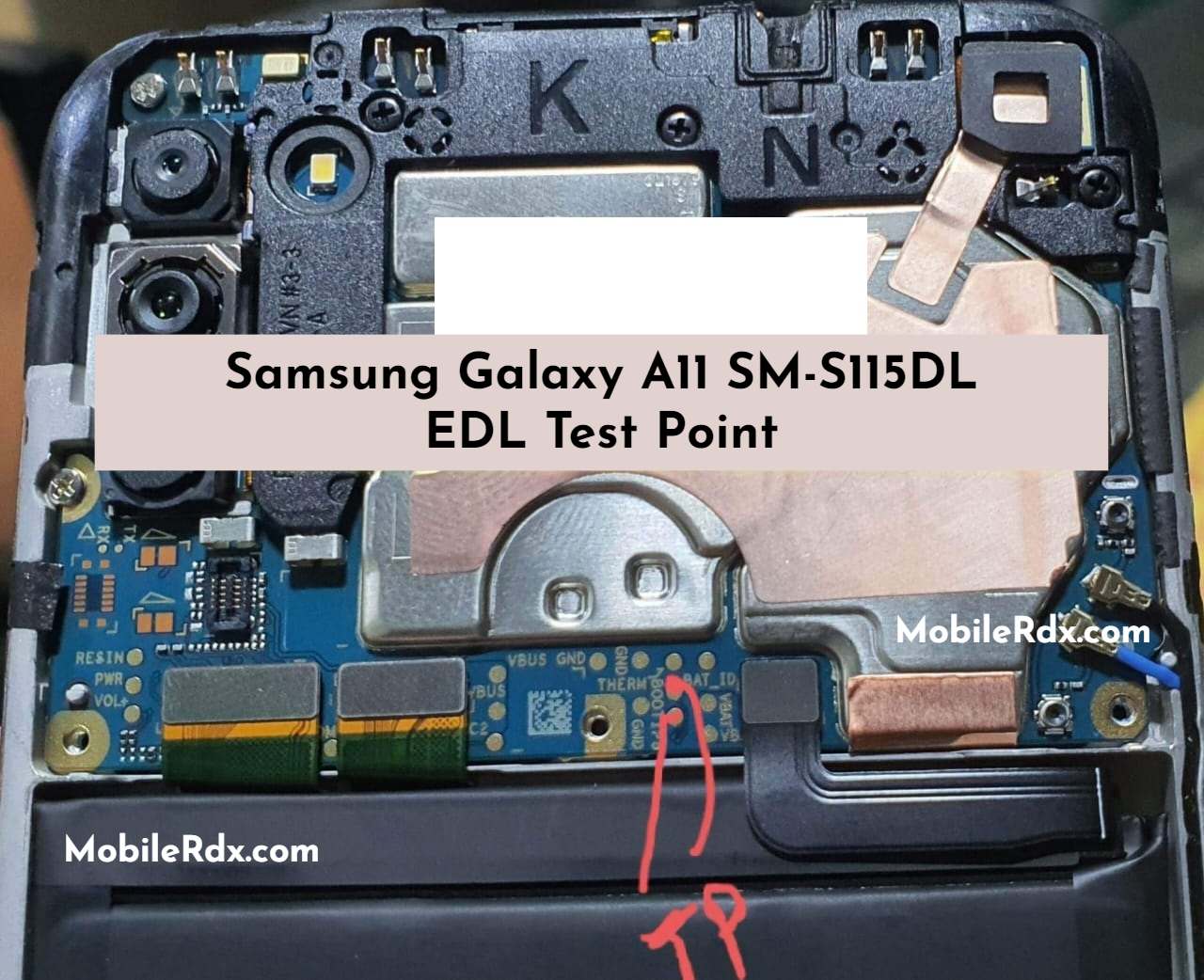 Samsung Galaxy A11 SM S115 Test Point   Reboot to EDL Mode 9008