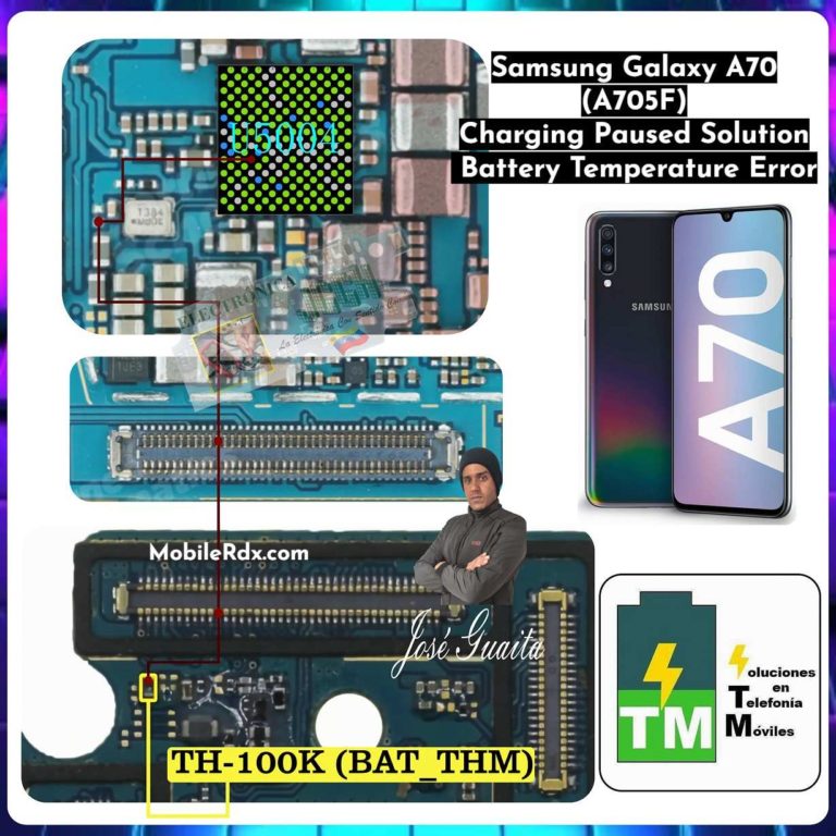 مسار المقاومة الحرارية A70 A705F Samsung-Galaxy-A70-Charging-Paused-Solution-_-Battery-Temperature-Error-768x768