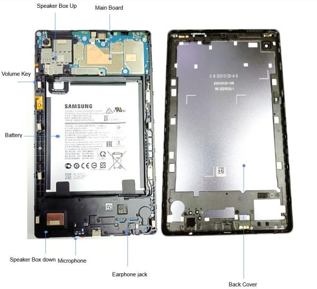 Samsung Galaxy Tab A7 Lite Schematics