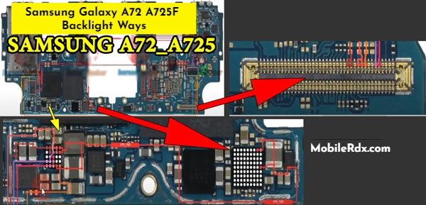 Samsung Galaxy A72 A725F Backlight Ways   Repair Display Light Problem