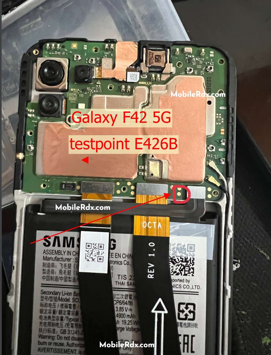 Samsung Galaxy F42 5G Test Point to Remove Pattern FRP And Flashing