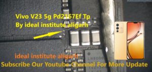 Vivo V23 5G Test Point to Remove Pattern FRP And Flashing 300x143