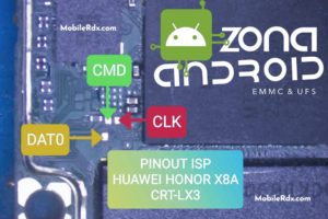 Honor X8a EMMC ISP Pinout   Test Point Image 300x200
