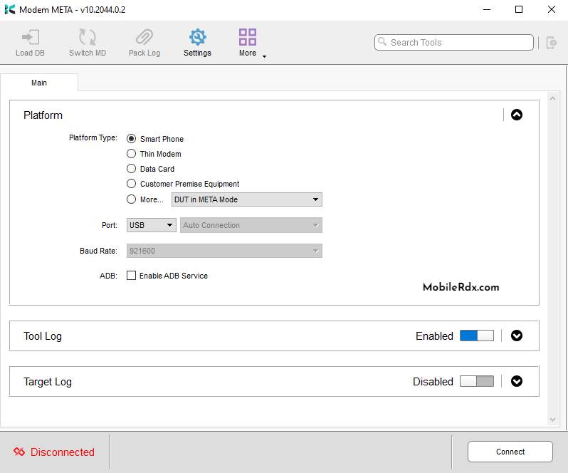 Modem Meta Tool Modem Meta Tool