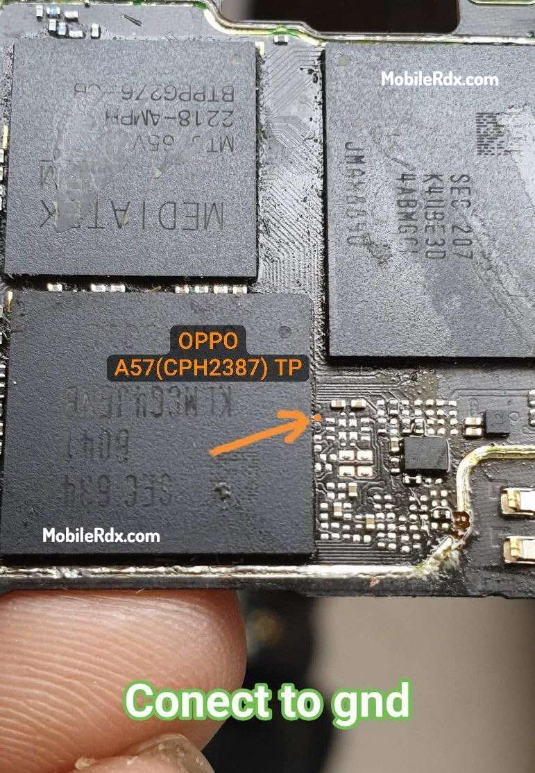 Oppo A57 CPH2387 Test Point Oppo A57 CPH2387 Test Point