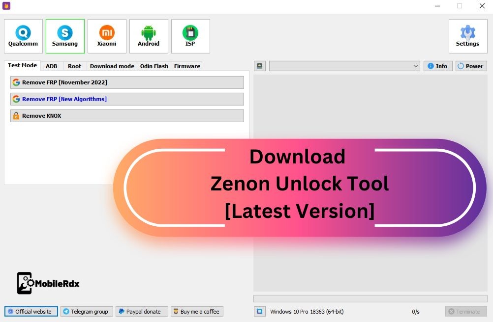 G ST - Sam FRP Tool V4.0) Latest Version Free Download