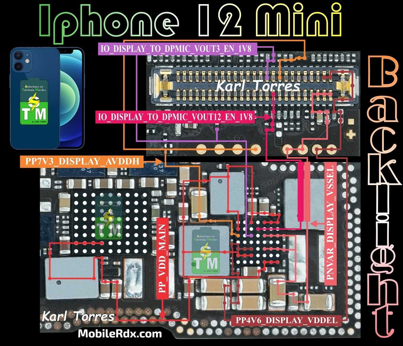 iPhone 12 Mini Backlight Ways, Repair Display Light Problem
