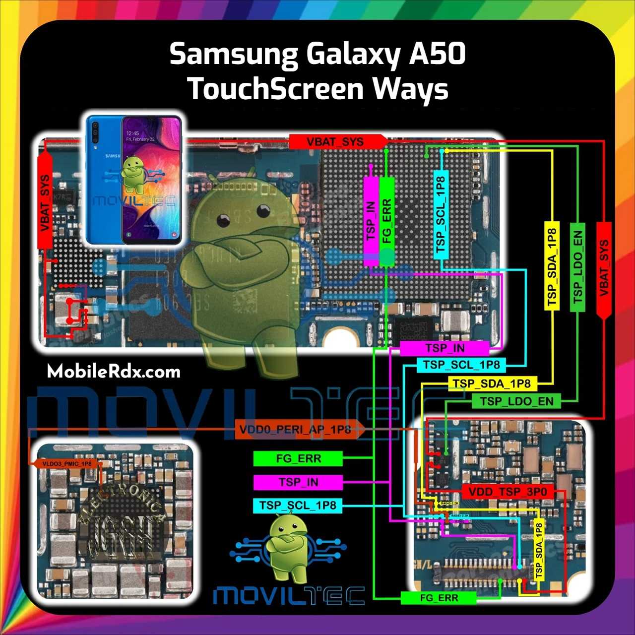 galaxy a50 touch screen not working