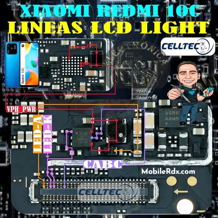 redmi 10c lcd light ways
