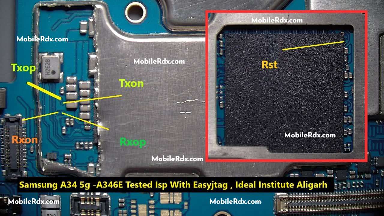Samsung Galaxy A34 SM A346E UFS ISP PinOUT Samsung Galaxy A34 SM A346E UFS ISP PinOUT