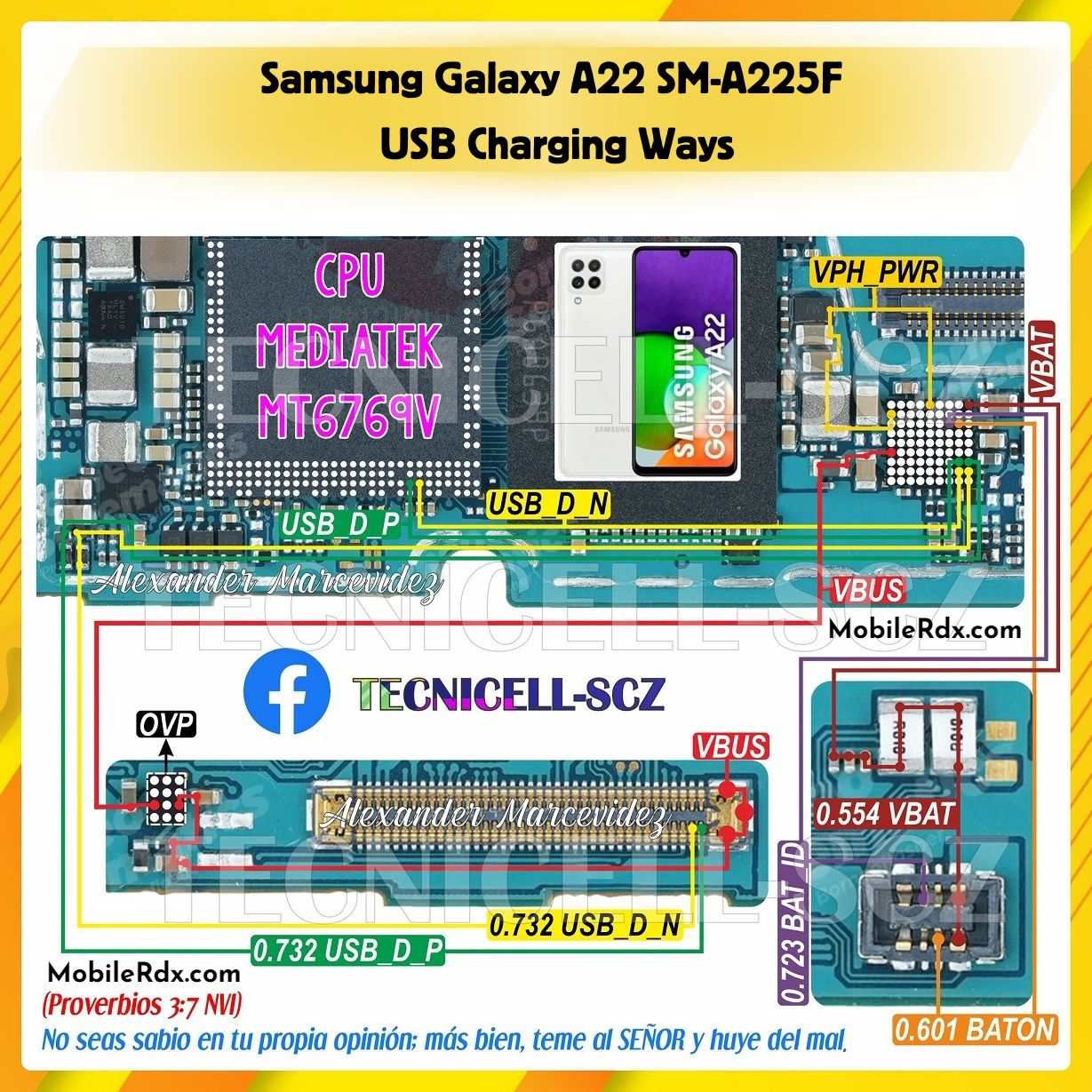 Samsung Galaxy A22 SM A225F Charging Ways USB Jumper Samsung Galaxy A22 SM A225F Charging Ways USB Jumper