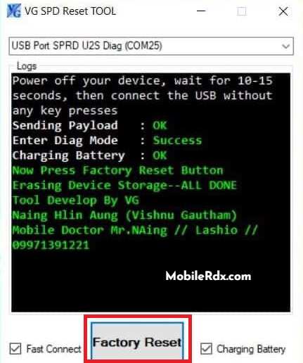 VG SPD Reset Tool 2 VG SPD Reset Tool 2