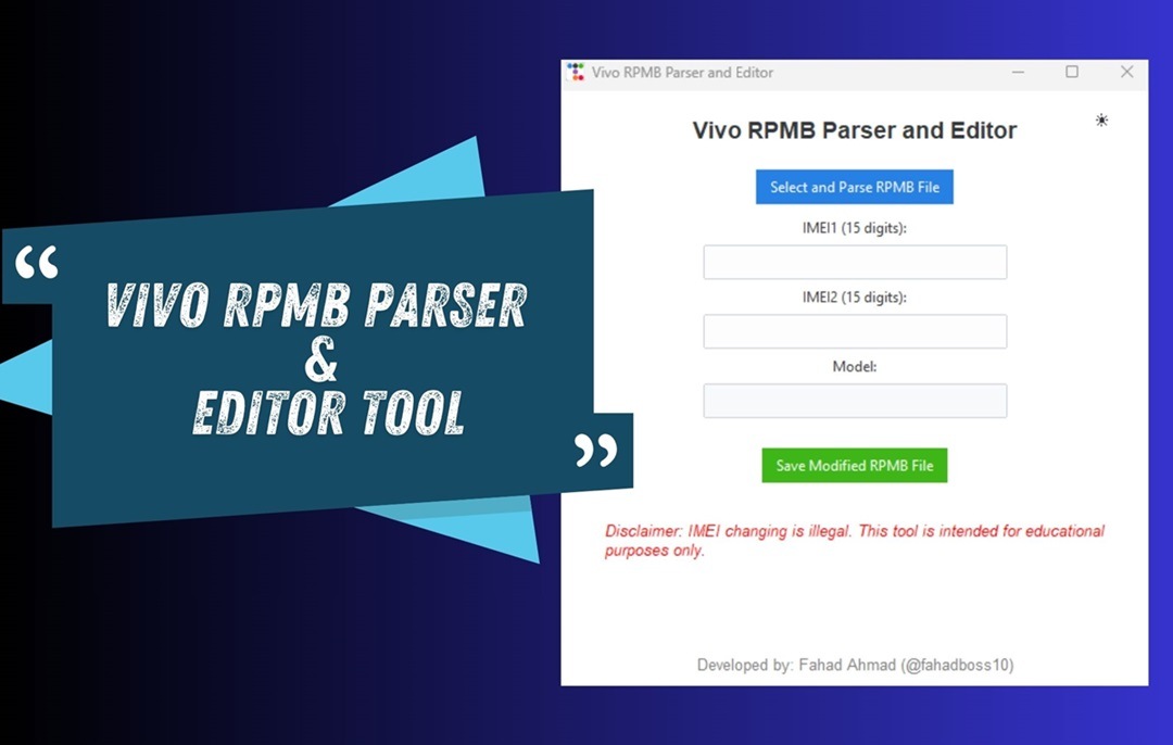 Download Vivo RPMB Parser and Editor Tool Download Vivo RPMB Parser and Editor Tool