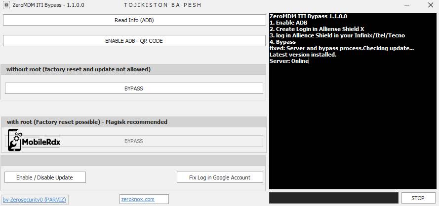 ZeroMDM ITI Bypass Tool 2 ZeroMDM ITI Bypass Tool 2