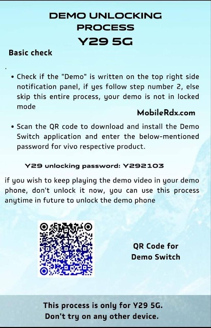 Unlock Demo Mode on Vivo Y29 5G Unlock Demo Mode on Vivo Y29 5G