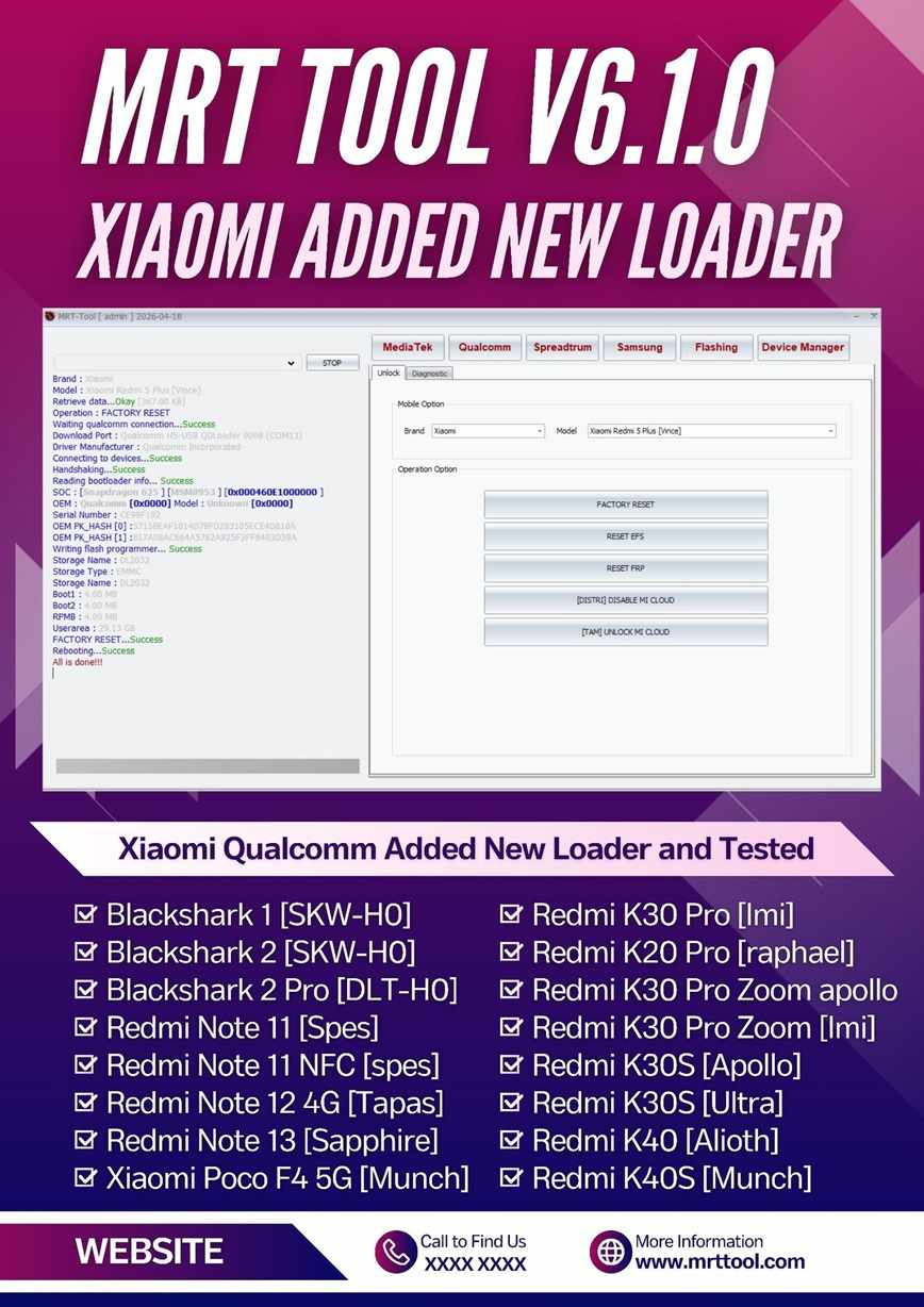 MRT Tool V6.1.0 MRT Tool V6.1.0