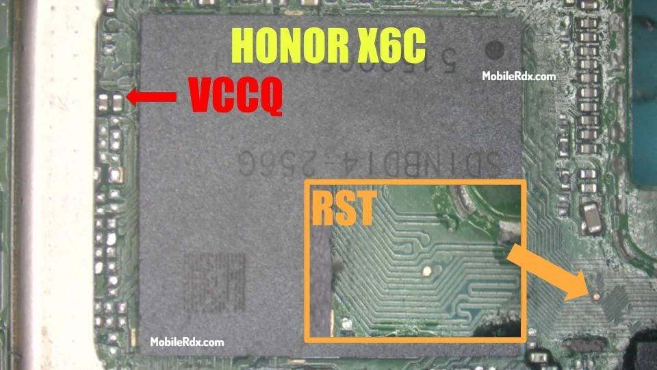 Honor X6c VCCQ and RST Point Honor X6c VCCQ and RST Point