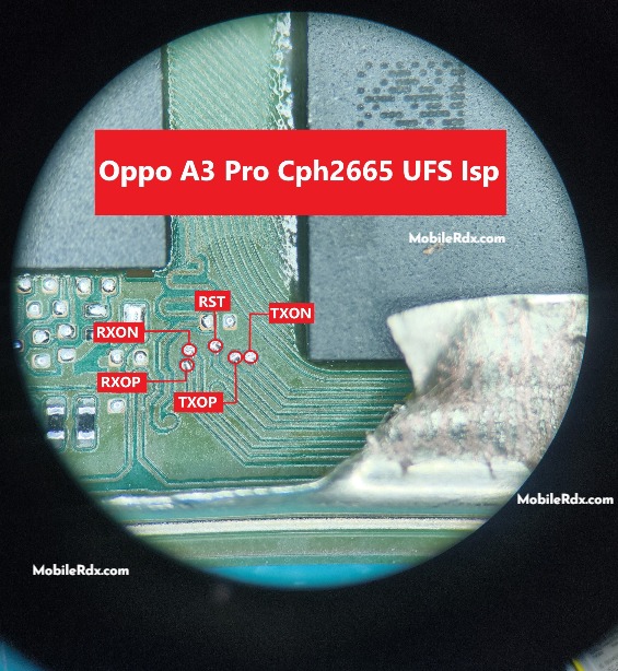 Oppo A3 Pro CPH2665 ISP Pinout Oppo A3 Pro CPH2665 ISP Pinout