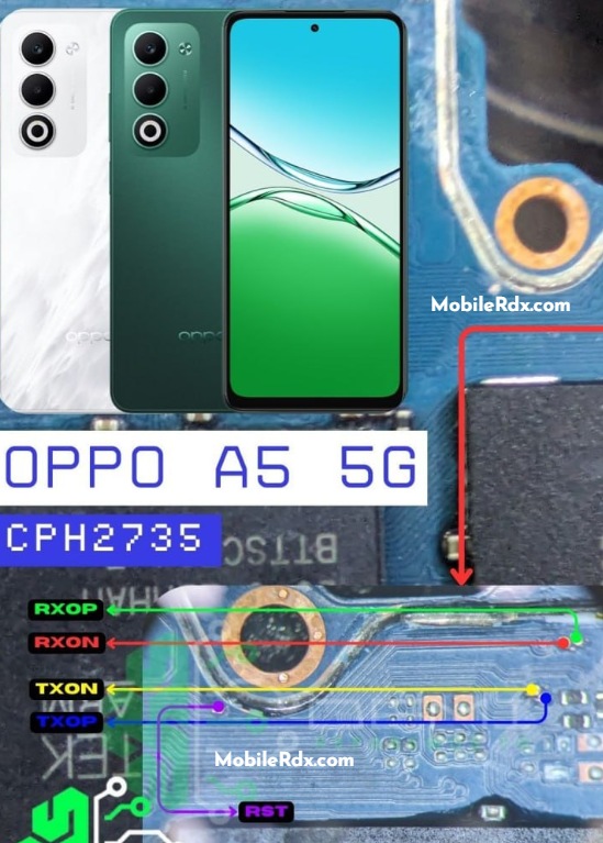 Oppo A5 5G CPH2735 ISP Pinout Oppo A5 5G CPH2735 ISP Pinout