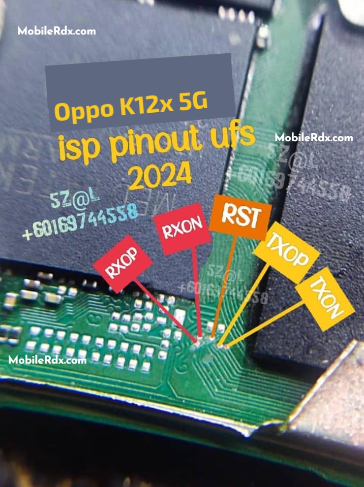 Oppo K12x ISP Pinout Oppo K12x ISP Pinout