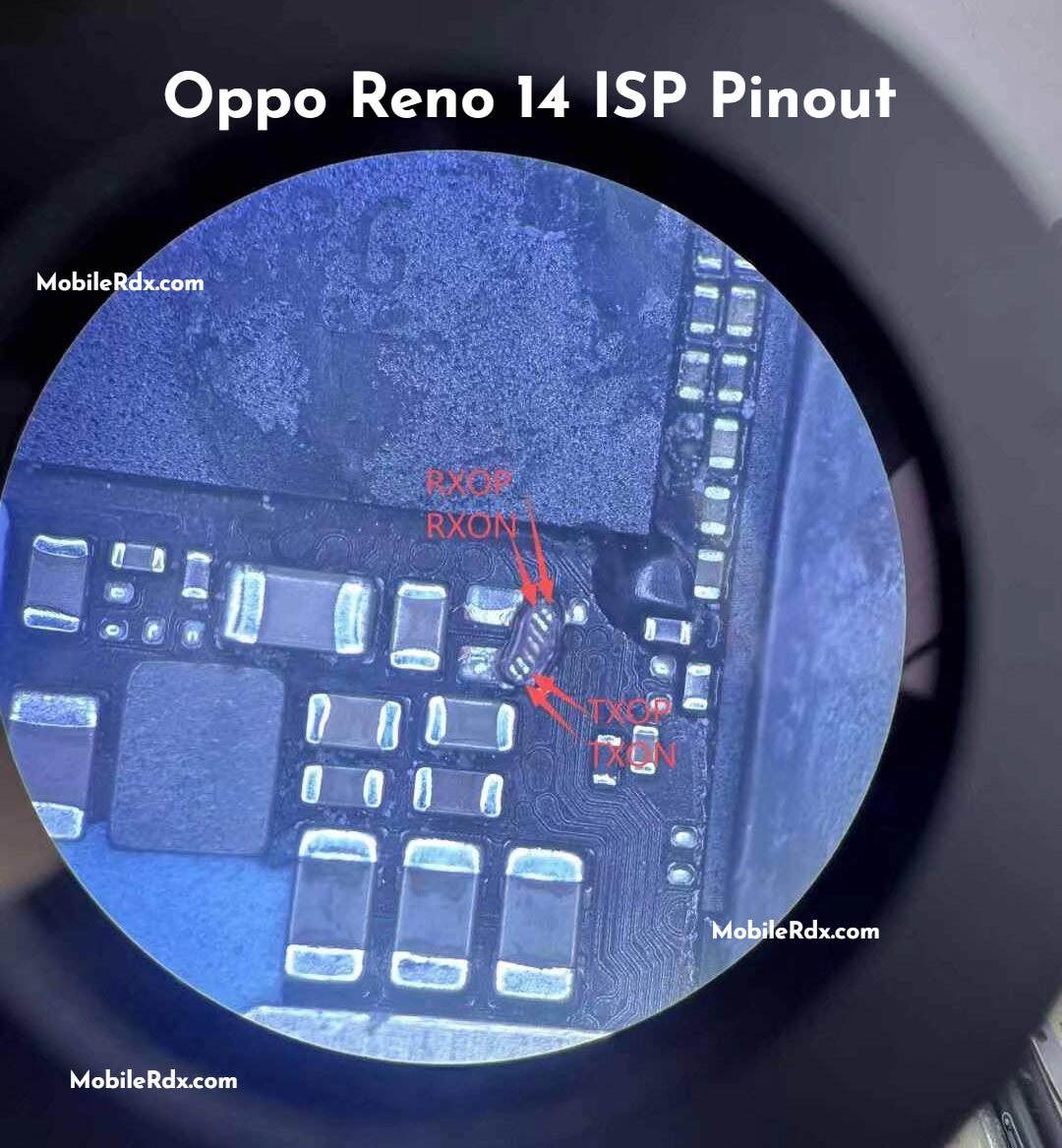 Oppo Reno 14 ISP Pinout UFS Oppo Reno 14 ISP Pinout UFS