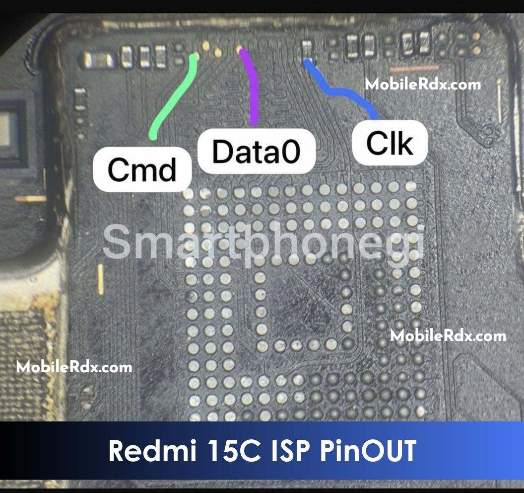 Redmi 15C ISP Pinout Redmi 15C ISP Pinout