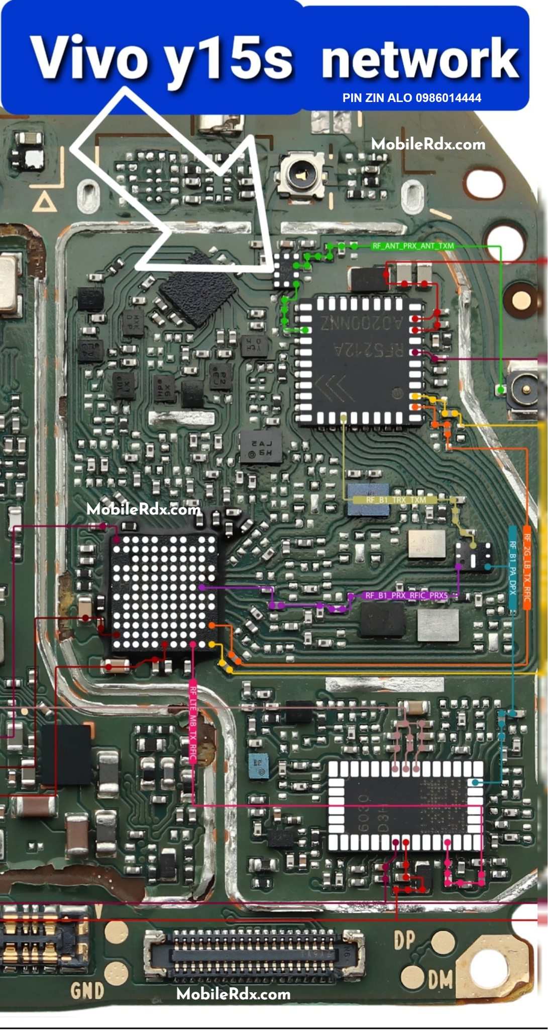 Repair Vivo Y15s Network Problem Schematic Jumper Ways Repair Vivo Y15s Network Problem Schematic Jumper Ways