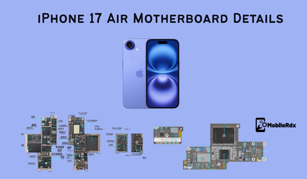 iPhone 17 Air Motherboard Details iPhone 17 Air Motherboard Details