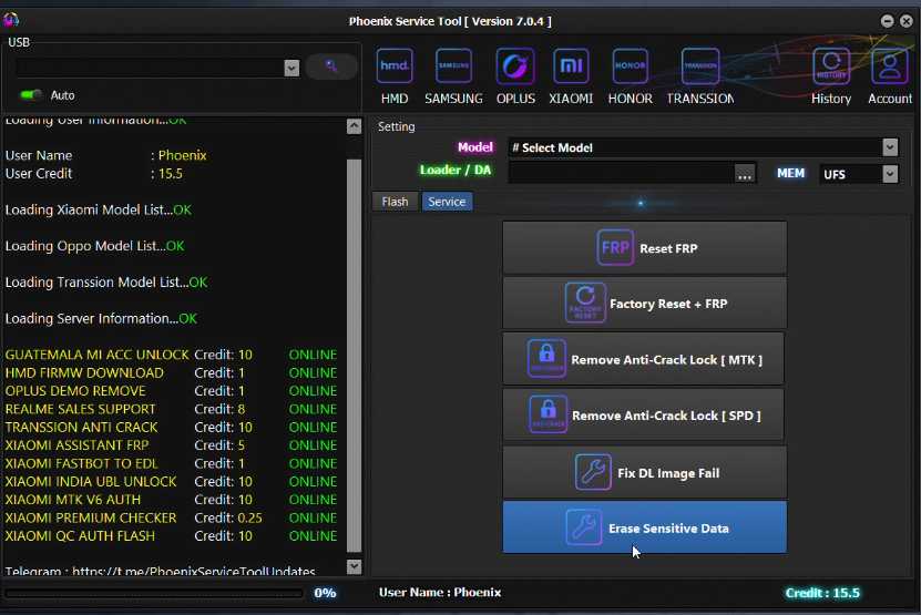 Phoenix Service Tool 3 Phoenix Service Tool 3