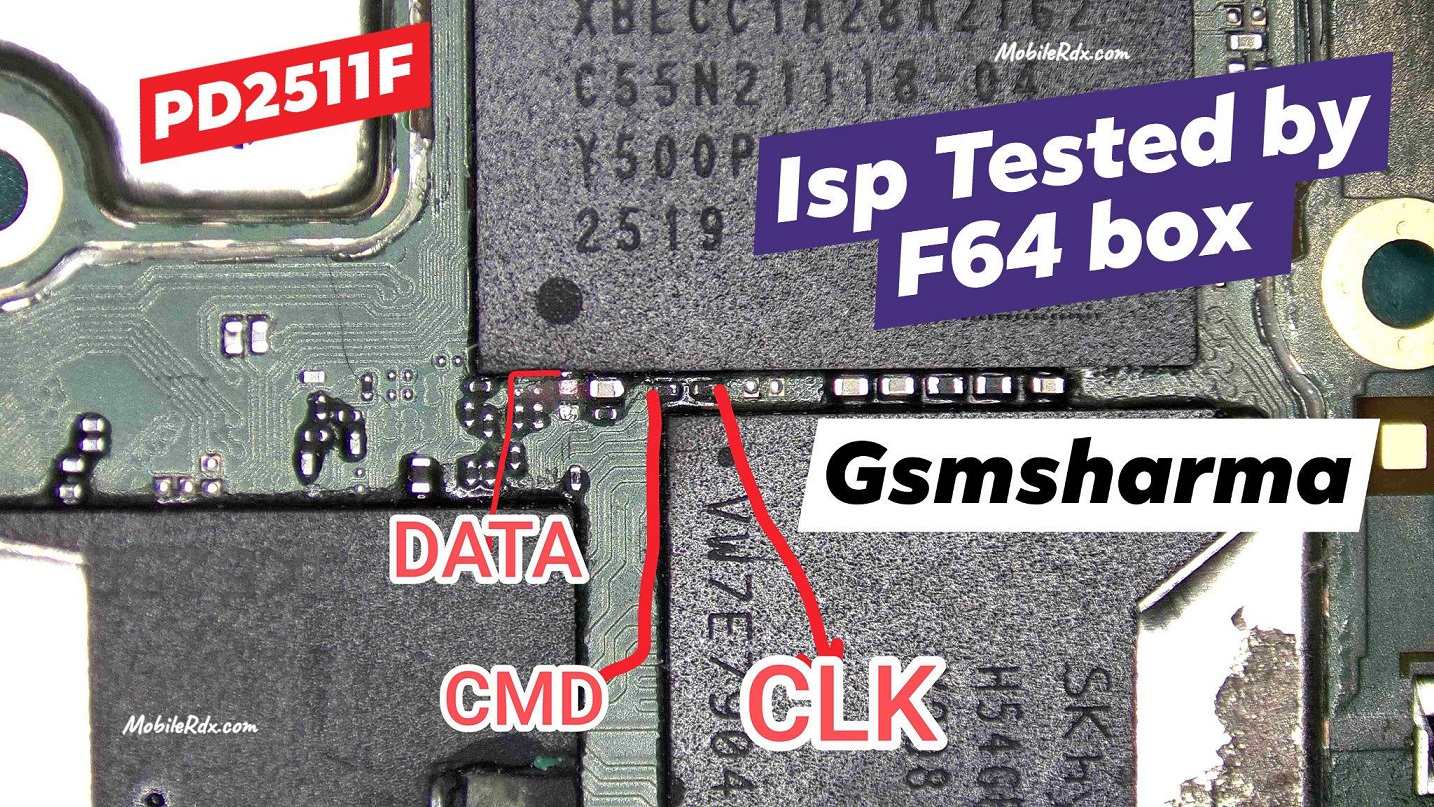 Vivo Y31 PD2511F ISP Pinout