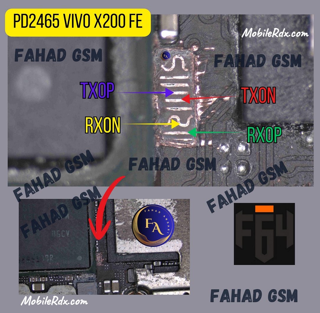 Vivo X200 FE PD2465 UFS ISP Pinout Vivo X200 FE PD2465 UFS ISP Pinout