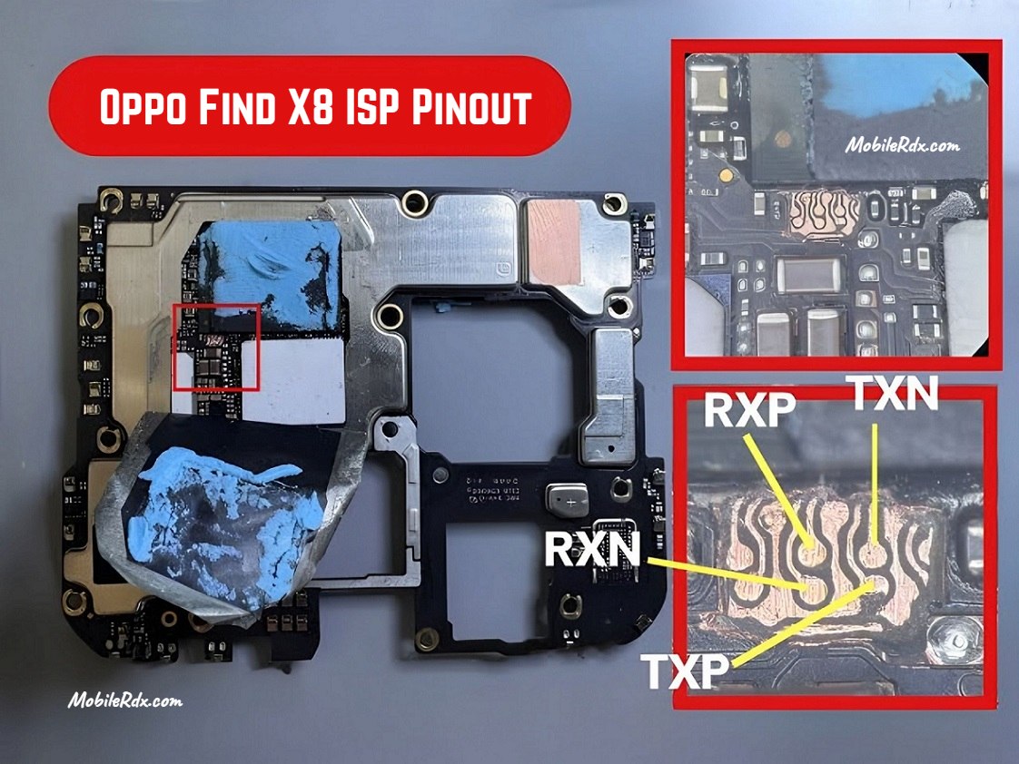Oppo Find X8 ISP Pinout UFS Oppo Find X8 ISP Pinout UFS