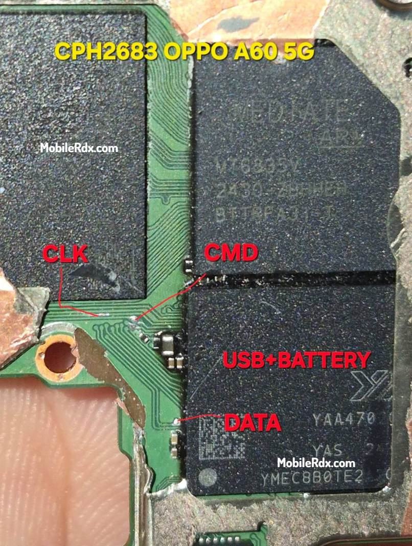 Oppo A60 CPH2683 ISP Pinout Oppo A60 CPH2683 ISP Pinout