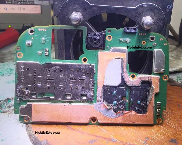 Oppo Reno 12F 5G ISP CPU Drill Connection Oppo Reno 12F 5G ISP CPU Drill Connection