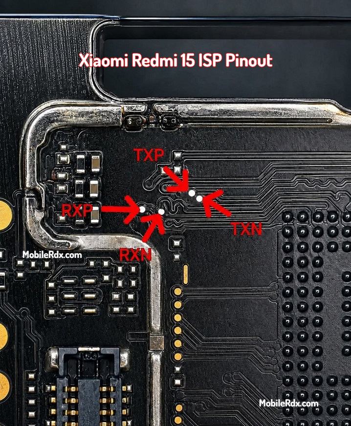 Isp Note|5a Xiaomi Redmi 15 ISP Pinout (UFS)