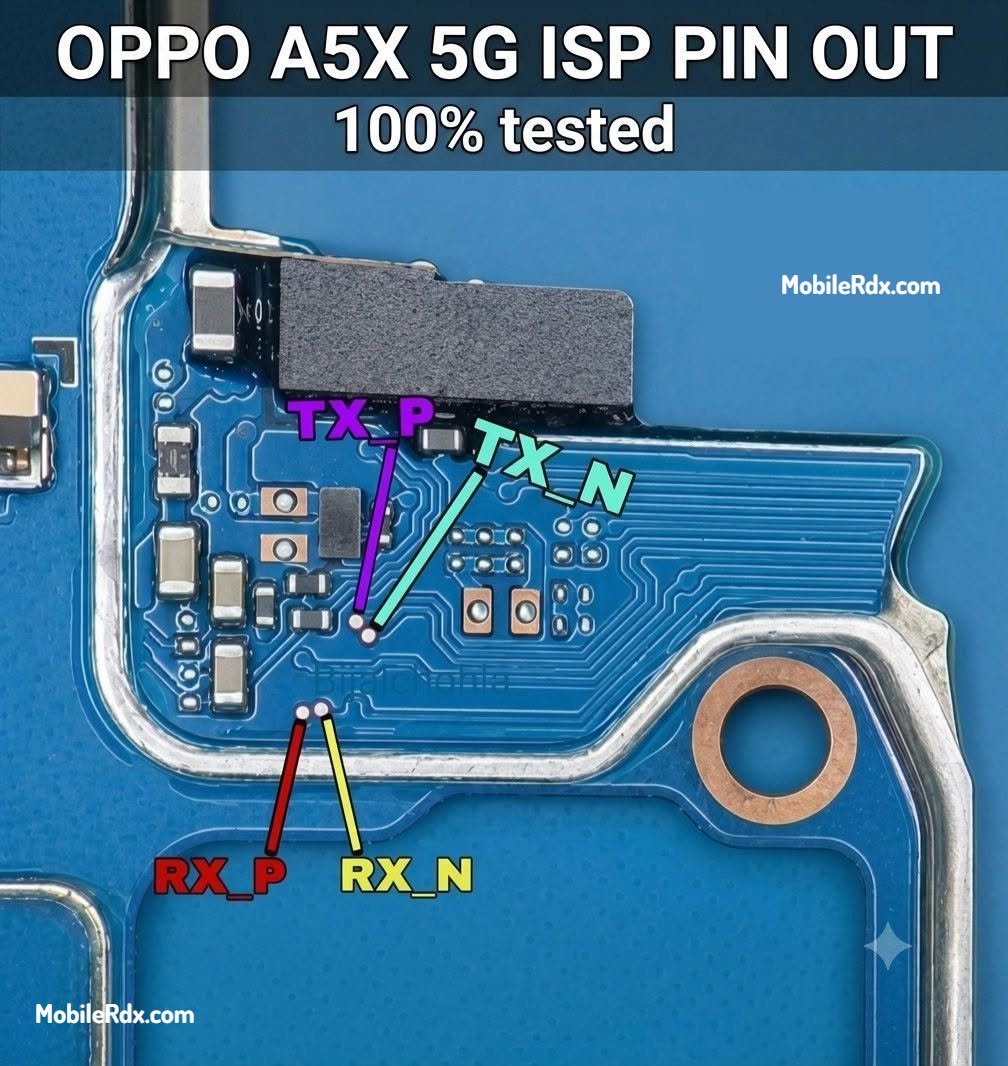 OPPO A5x 5G ISP Pinout (UFS) OPPO A5x 5G ISP Pinout (UFS)