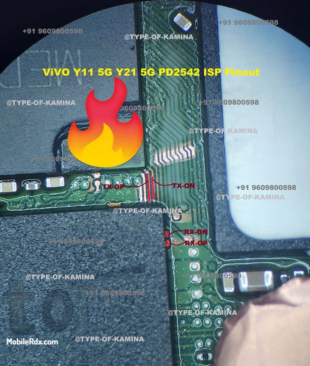 Vivo Y11 5G UFS ISP Pinout Vivo Y11 5G UFS ISP Pinout