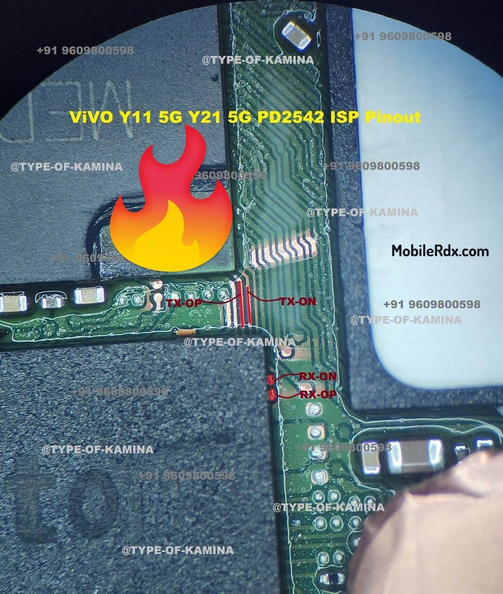 Vivo Y21 5G PD2542 ISP Pinout Image Vivo Y21 5G PD2542 ISP Pinout Image