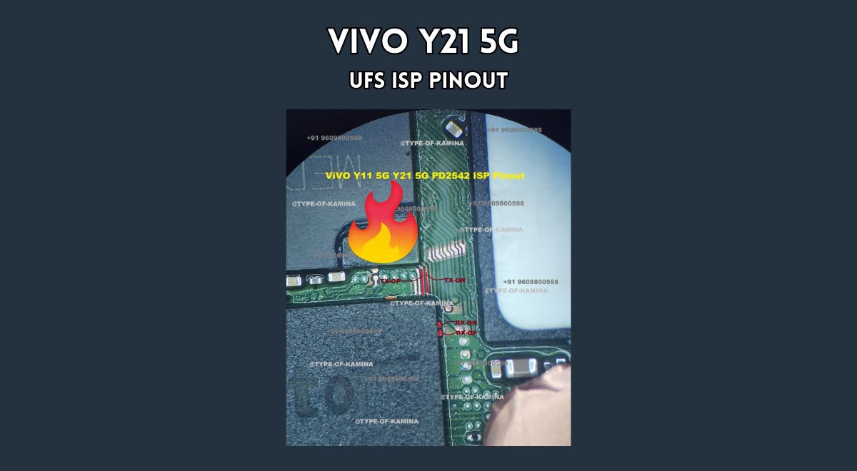 Vivo Y21 5G PD2542 ISP Pinout Vivo Y21 5G PD2542 ISP Pinout