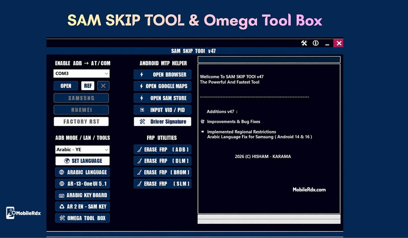 Download SAM SKIP TOOL and Omega Tool Box Download SAM SKIP TOOL and Omega Tool Box