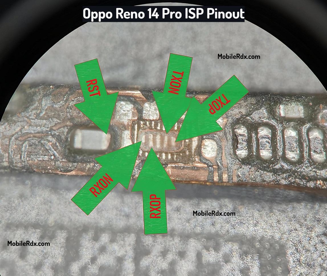 Oppo Reno 14 Pro UFS ISP Pinout Oppo Reno 14 Pro UFS ISP Pinout