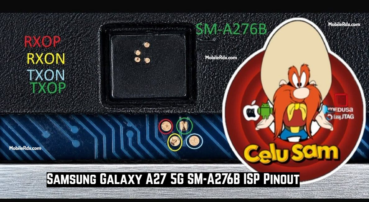 Samsung Galaxy A27 5G SM-A276B ISP Pinout Samsung Galaxy A27 5G SM-A276B ISP Pinout