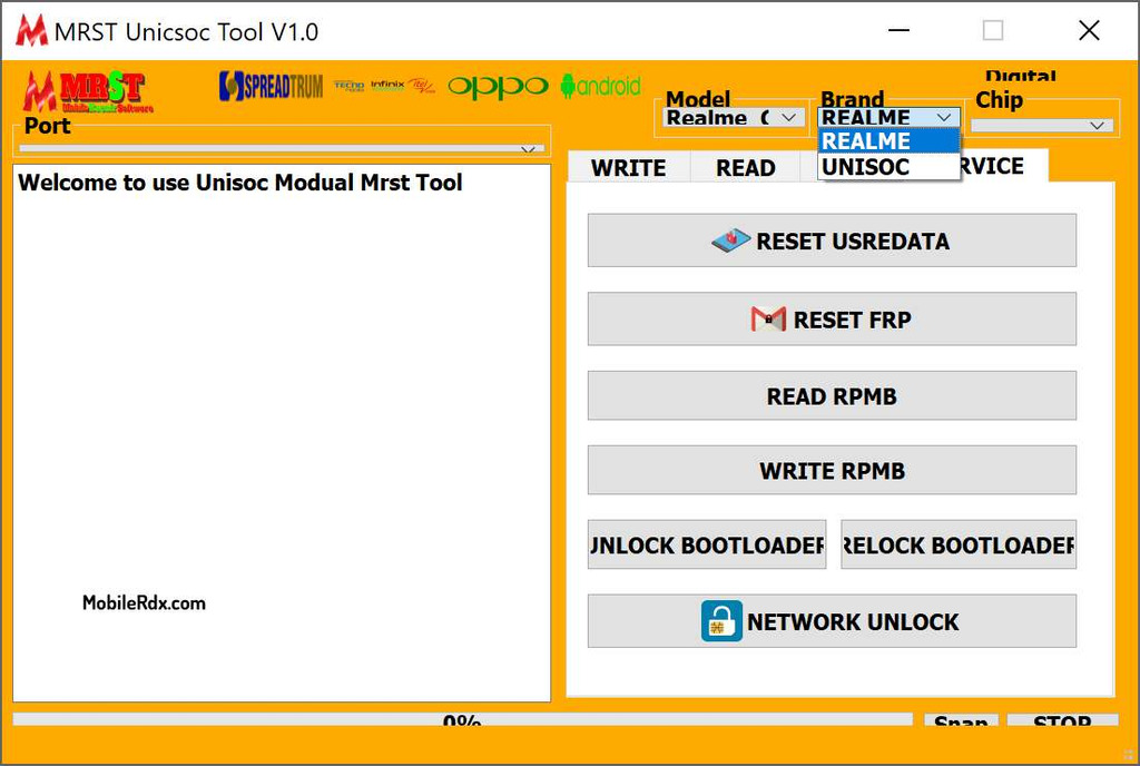 MRST Unisoc SPRD Tool MRST Unisoc SPRD Tool