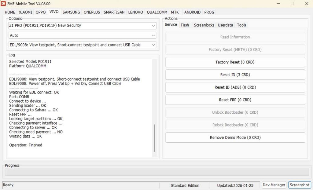 EME Mobile Tool EMT Features EME Mobile Tool EMT Features