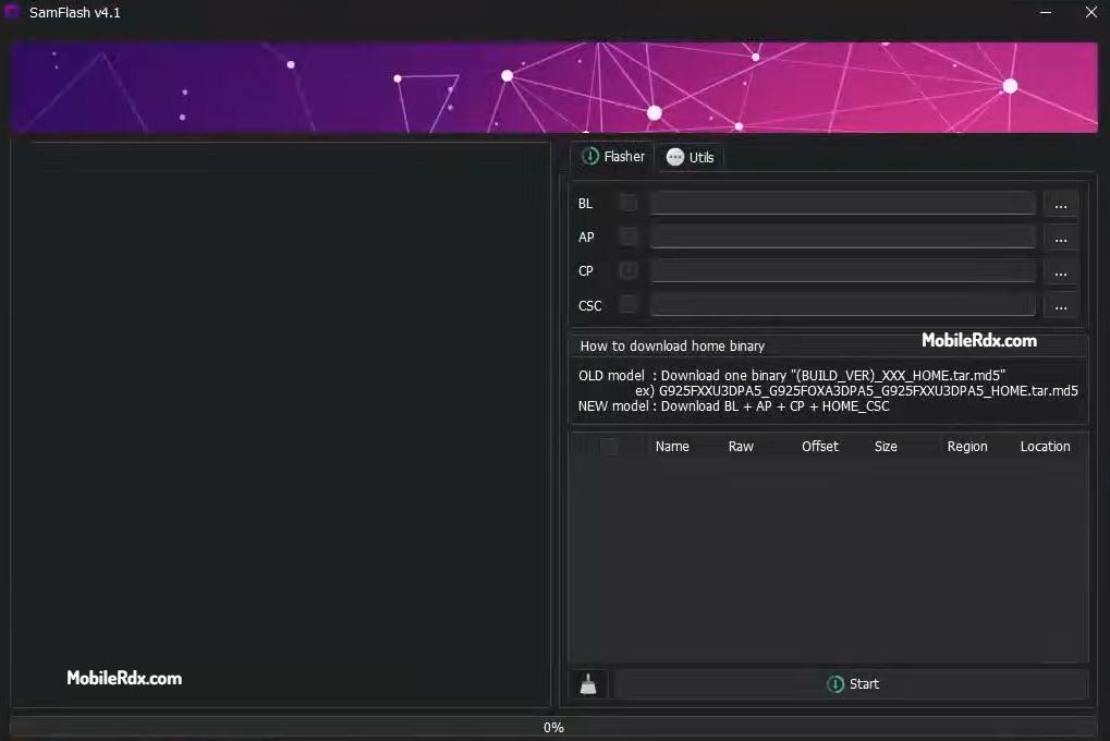 Install and Use SamFlash Tool v4.1 Install and Use SamFlash Tool v4.1