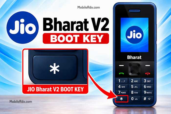 Jio Bharat V2 Boot key Jio Bharat V2 Boot key