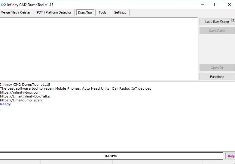 Use Infinity DumpTool Use Infinity DumpTool